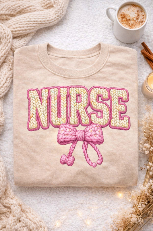 Nurse Pink Bow